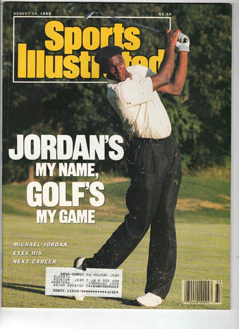 Aug 14 1989 Sports Illustrated Magazine Michael Jordan Golf