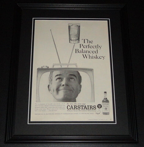 1959 Carstairs Whiskey 11x14 Framed ORIGINAL Vintage Advertisement B