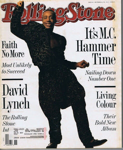 VINTAGE Sep 6 1990 Rolling Stone Magazine #586 MC Hammer David Lynch