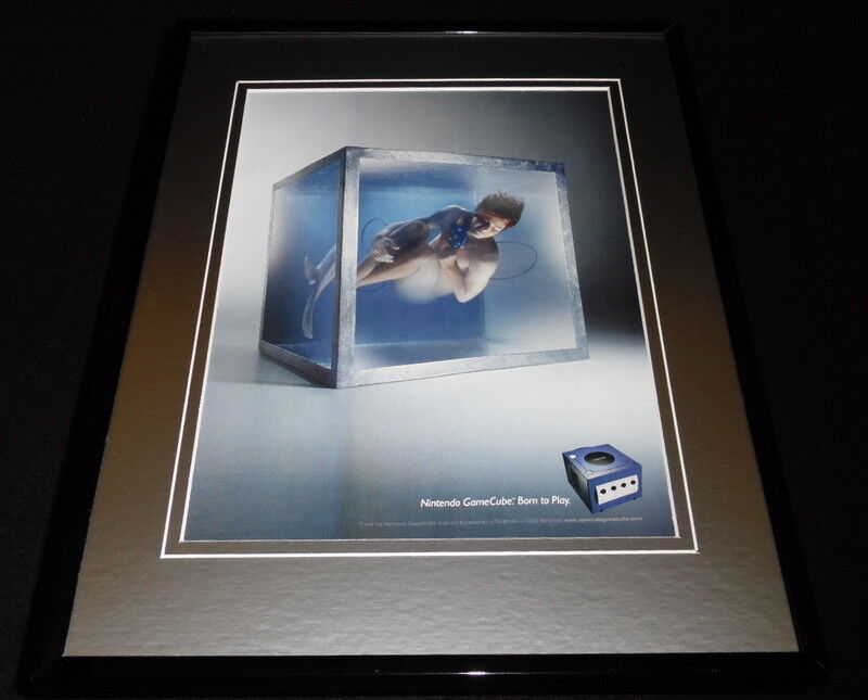 2001 Nintendo Game Cube System Framed 11x14 ORIGINAL Advertisement