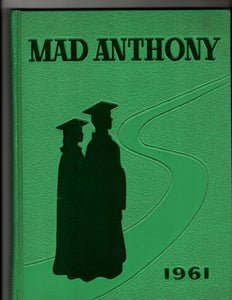 VINTAGE 1961 Waynesburg (PA) University Mad Anthony Yearbook