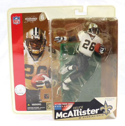 VINTAGE SEALED 2003 McFarlane Series 6 Deuce McAllister Action Figure Saints