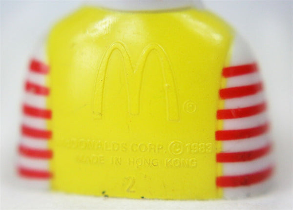 VINTAGE 1984 McDonald's Ronald McDonald Pencil Sharpener