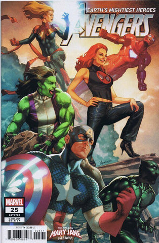 Avengers #25 2019 Marvel Comics Amazing Mary Jane Variant Cover Anacleto