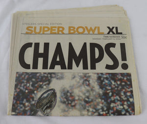 Feb 6 2006 Pittsburgh Tribune Review Newspaper Steelers Super Bowl XL Hines Ward