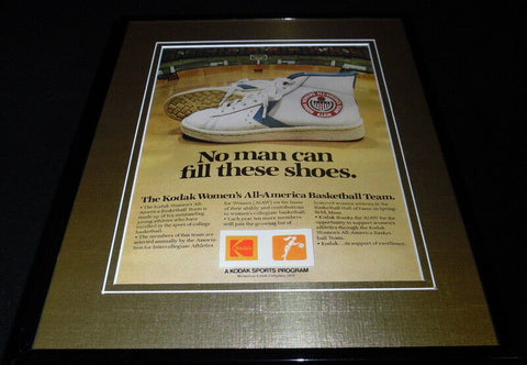 1979 Kodak Women's All American Team Framed 11x14 ORIGINAL Vintage Advertisement