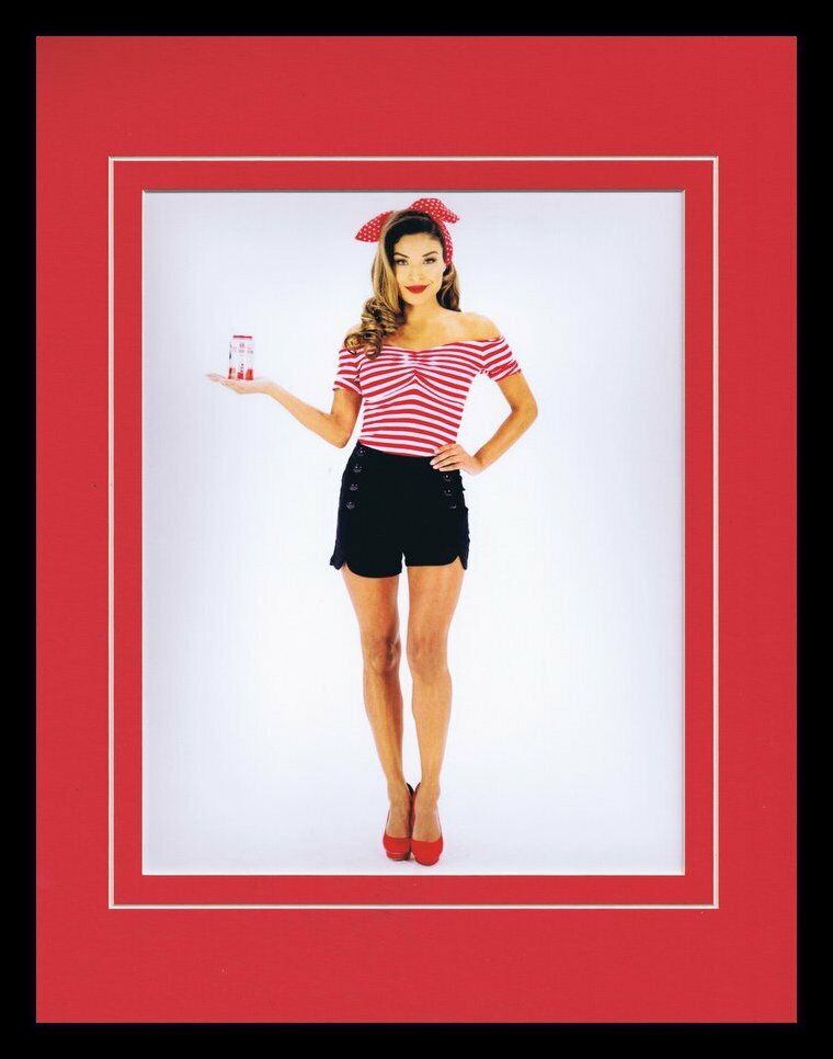 2017 Old Milwaukee Beer American Pinup Framed 11x14 Advertising Display