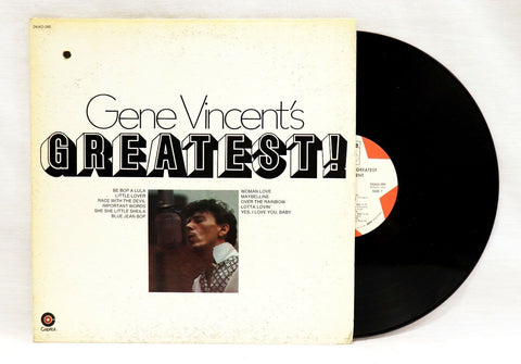 VINTAGE Gene Vincent Greatest! LP Vinyl Record Album DKAO-380