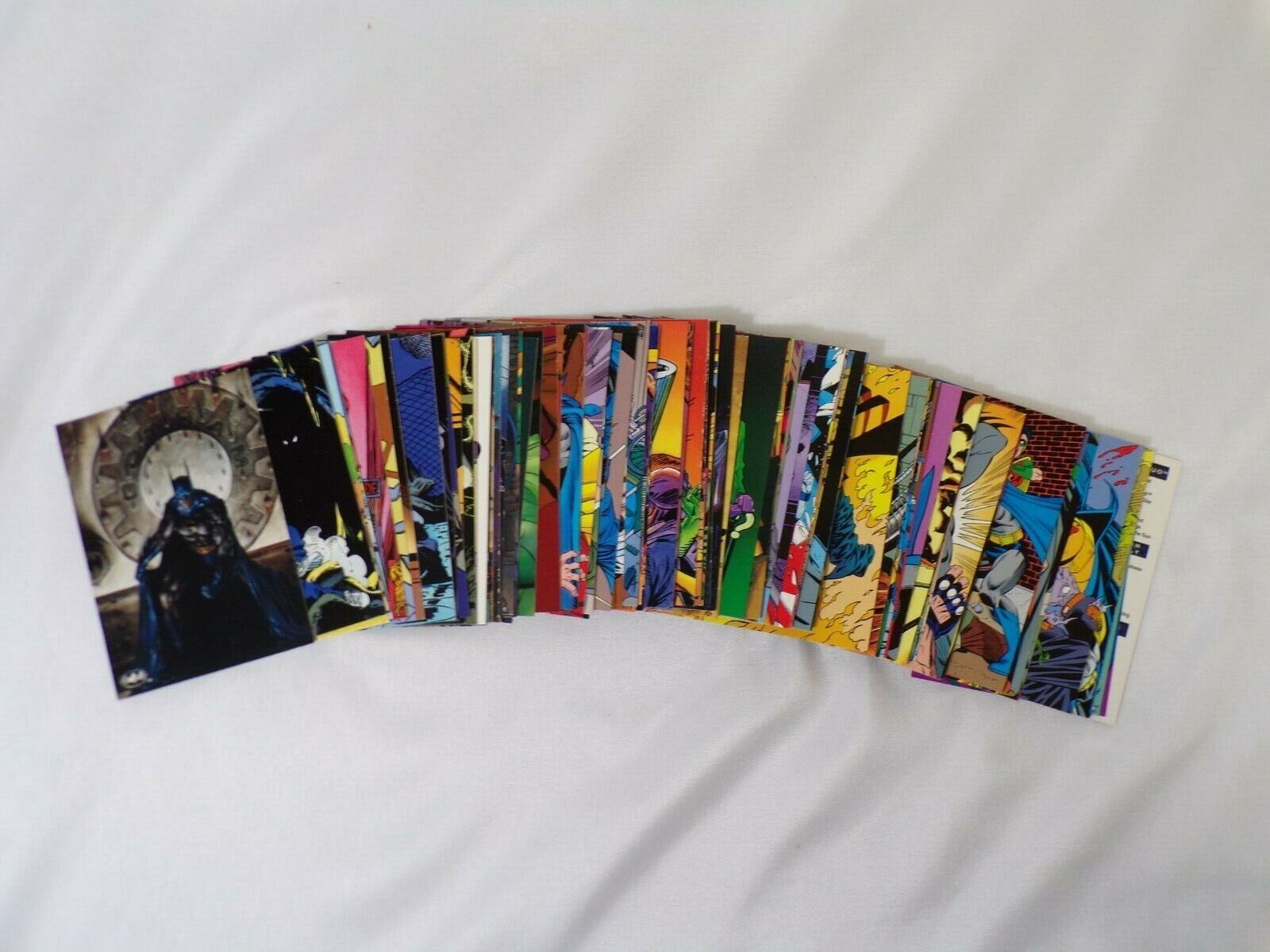 COMPLETE Vintage 1994 Skybox Batman Saga of Dark Knight Complete Set 1-100