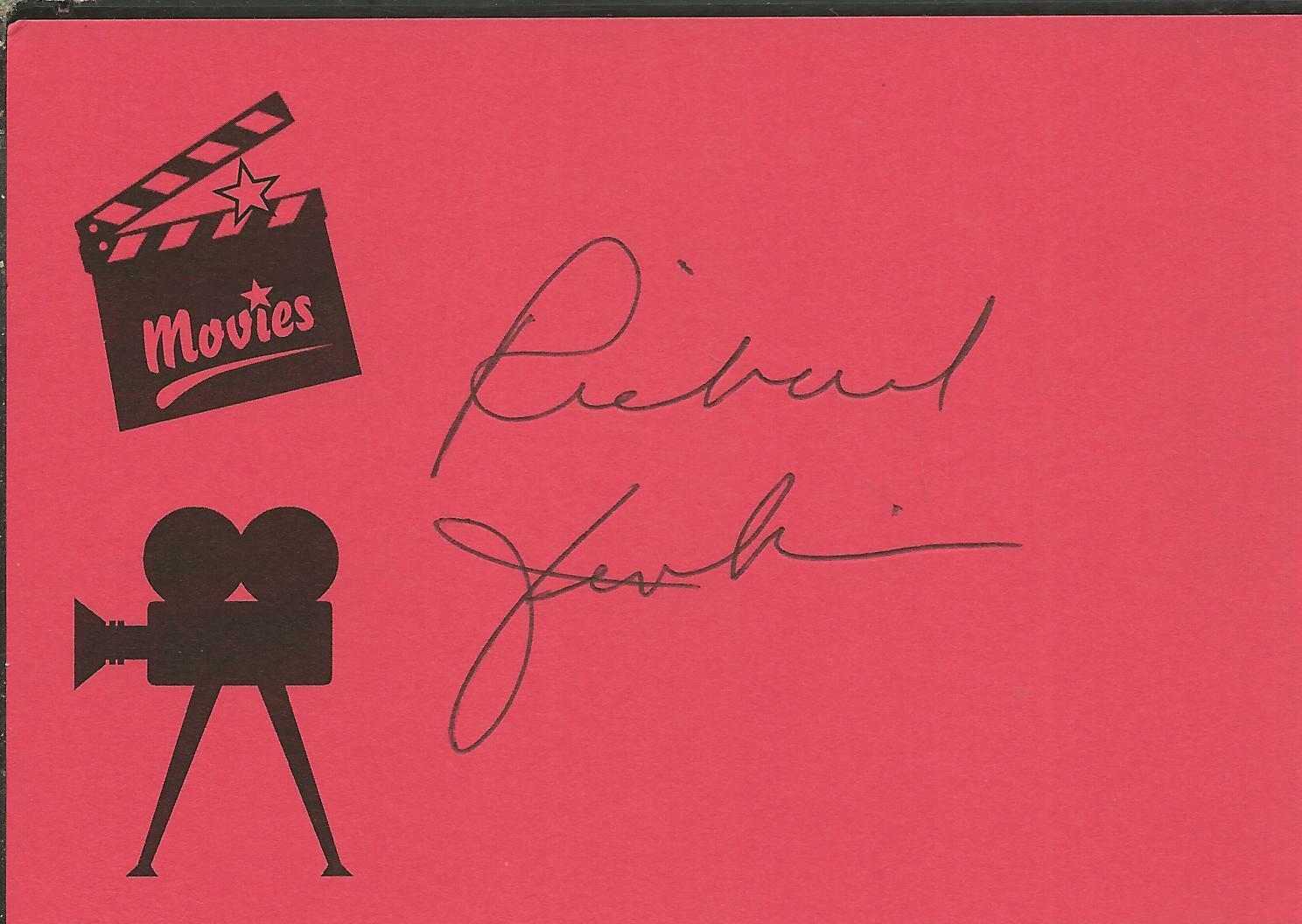 Richard Jenkins Signed Card Step Brothers Six Feet Under