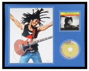 Bob Marley Framed 16x20 CD & Photo Display