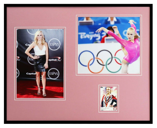 Nastia Liukin Signed Framed 16x20 Photo Set Olympian