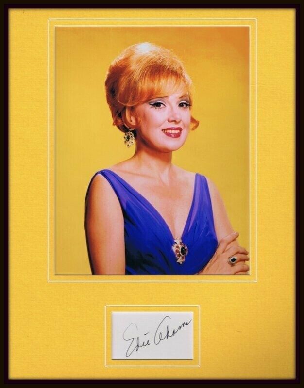 Edie Adams Signed Framed 11x14 Photo Display JSA It's a Mad Mad Mad Mad World