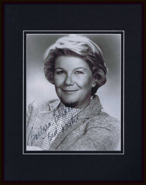 Barbara Bel Geddes Signed Framed 11x14 Photo Display Dallas Vertigo  