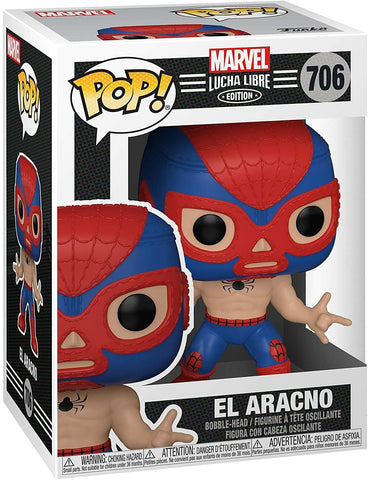 NEW SEALED Funko Pop Figure Lucha Libre Spiderman El Aracno 