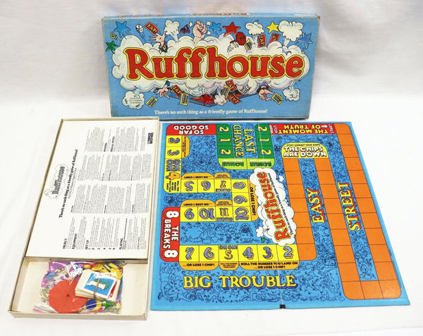 VINTAGE COMPLETE 1980 Parker Brothers Ruffhouse Board Game