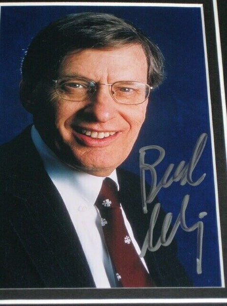 Bud Selig 2002 All Star Game Tie Signed Framed 11x17 Photo Set