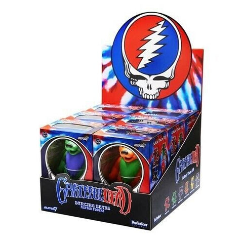 NEW SEALED 2022 Super7 Grateful Dead Dancing Bear Figure Complete Set of 6