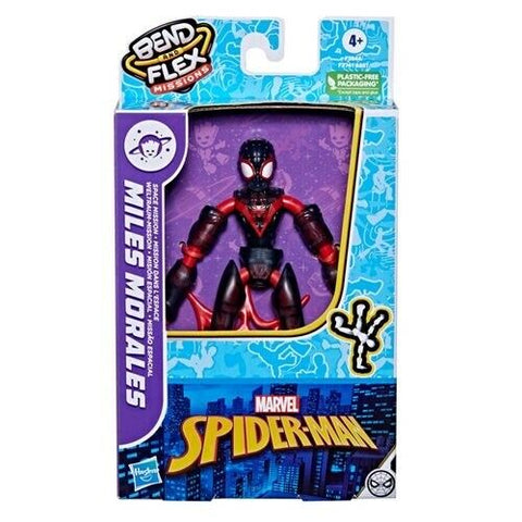 NEW 2022 Marvel Spider-Man Bend and Flex Miles Morales Space Mission Figure