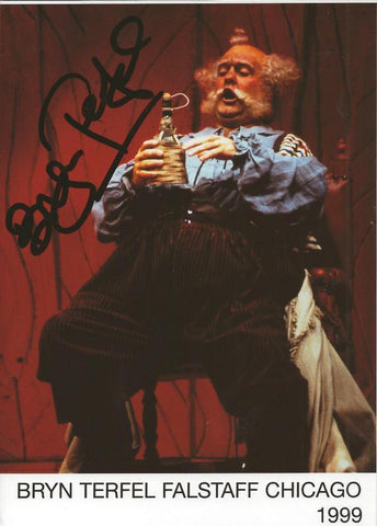 Bryn Terfel Signed 5x7 Photo 