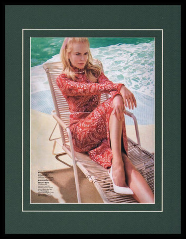 Nicole Kidman 2019 Poolside Framed 11x14 Photo Display