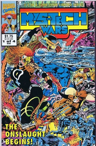 Mys-Tech Wars #1 ORIGINAL Vintage 1993 Marvel Comics 