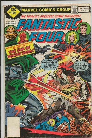 Fantastic Four #199 ORIGINAL Vintage 1978 Marvel Comics Doctor Doom