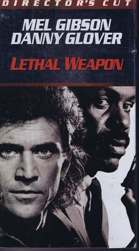 Lethal Weapon VINTAGE VHS Cassette Mel Gibson Danny Glover