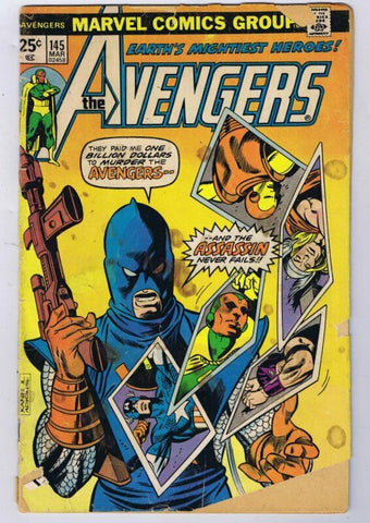 Avengers #145 ORIGINAL Vintage 1976 Marvel Comics Assassin