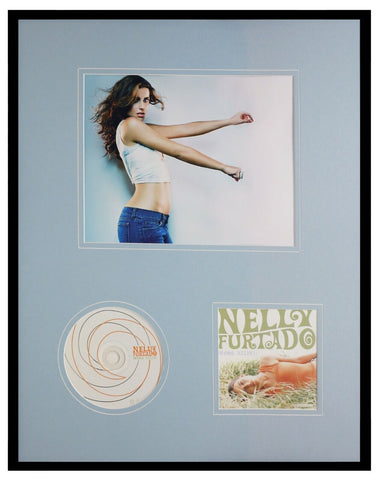 Nelly Furtado Framed 16x20 Whoa Nelly CD & Photo Display