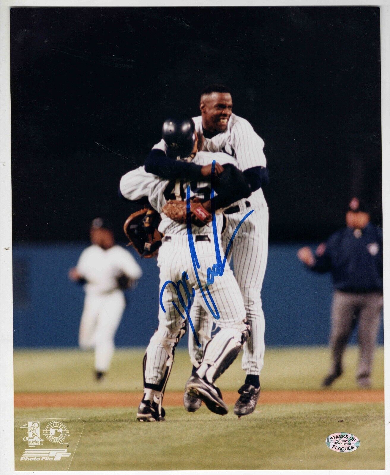 Dwight Doc Gooden Signed 8x10 Photo Yankees Stacks of Plaques