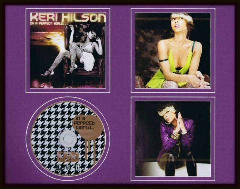 Keri Hilson 2009 In a Perfect World Framed 11x14 CD & Photo Display