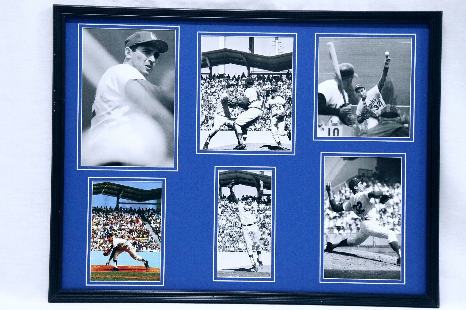 Sandy Koufax Framed 18x24 Photo Collage Display Dodgers