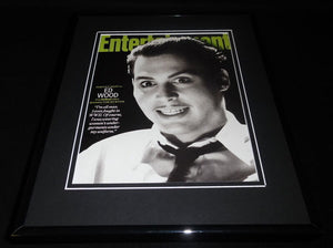 Johnny Depp Framed ORIGINAL 2010 Entertainment Weekly Cover Ed Wood