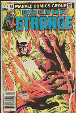 Doctor Strange #58 ORIGINAL Vintage 1983 Marvel Comics 