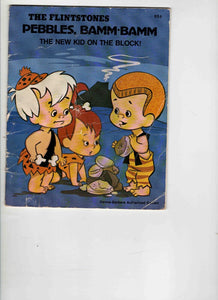 VINTAGE 1975 Flintstones Pebbles Bamm Bamm New Kid on the Block Book