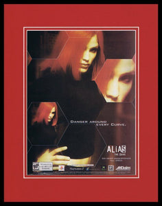 Alias the Game 2003 Xbox PS2 Framed 11x14 ORIGINAL Advertisement Jennifer Garner