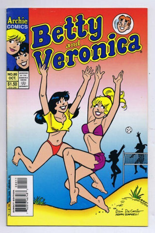 Betty + Veronica #80 ORIGINAL Vintage 1994 Archie Comics GGA Double Swimsuit NS