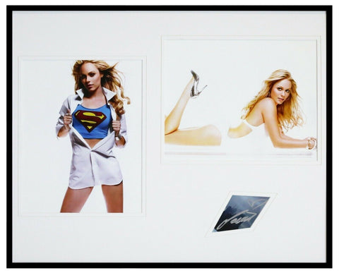 Laura Vandervoort Signed Framed 16x20 Photo Set Smallville V