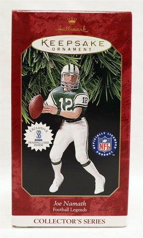 VINTAGE 1997 Hallmark Keepsake Christmas Ornament Joe Namath Jets