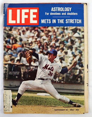 ORIGINAL Vintage Sep 26 1969 Life Magazine New York Miracle Mets