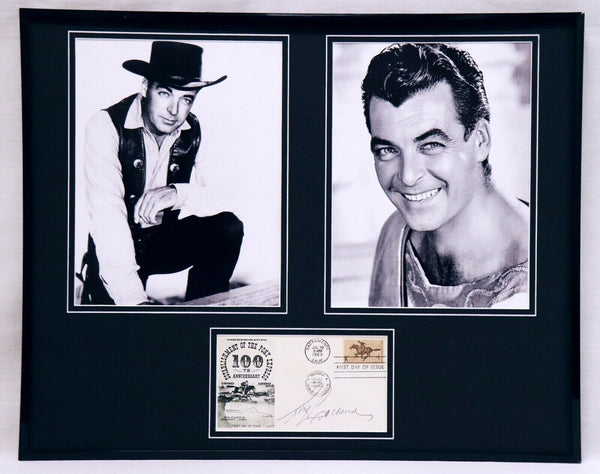 Rory Calhoun Signed Framed 16x20 Photo Set