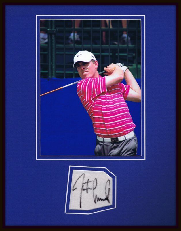 Justin Leonard Signed Framed 11x14 Photo Display