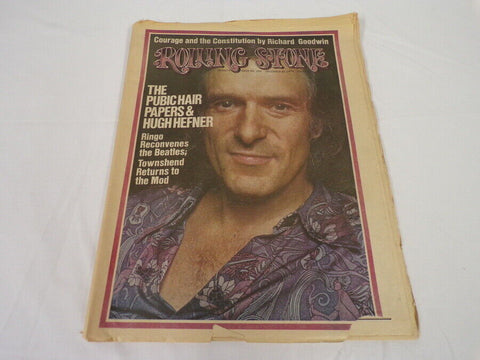 ORIGINAL Vintage Rolling Stone Magazine December 20 1973 Hugh Hefner