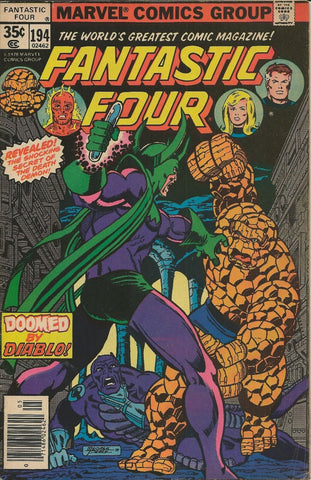 Fantastic Four #194 ORIGINAL Vintage 1978 Marvel Comics  