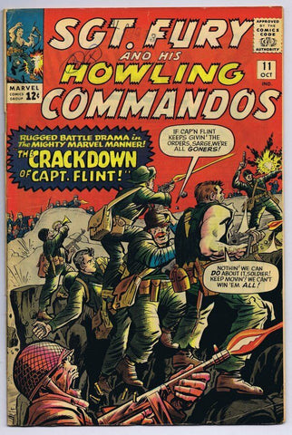 Sgt Fury and His Howling Commandos #11 ORIGINAL Vintage 1964 Marvel Comic Book 