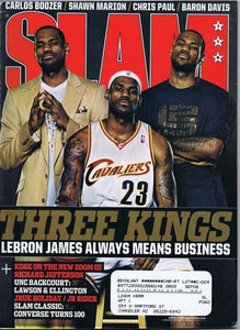 ORIGINAL Vintage April 2005 Slam Magazine Lebron James Kobe Bryant 3 Kings