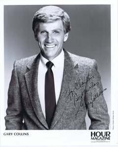 Gary Collins Signed Vintage 8x10 Photo Hour Magazine