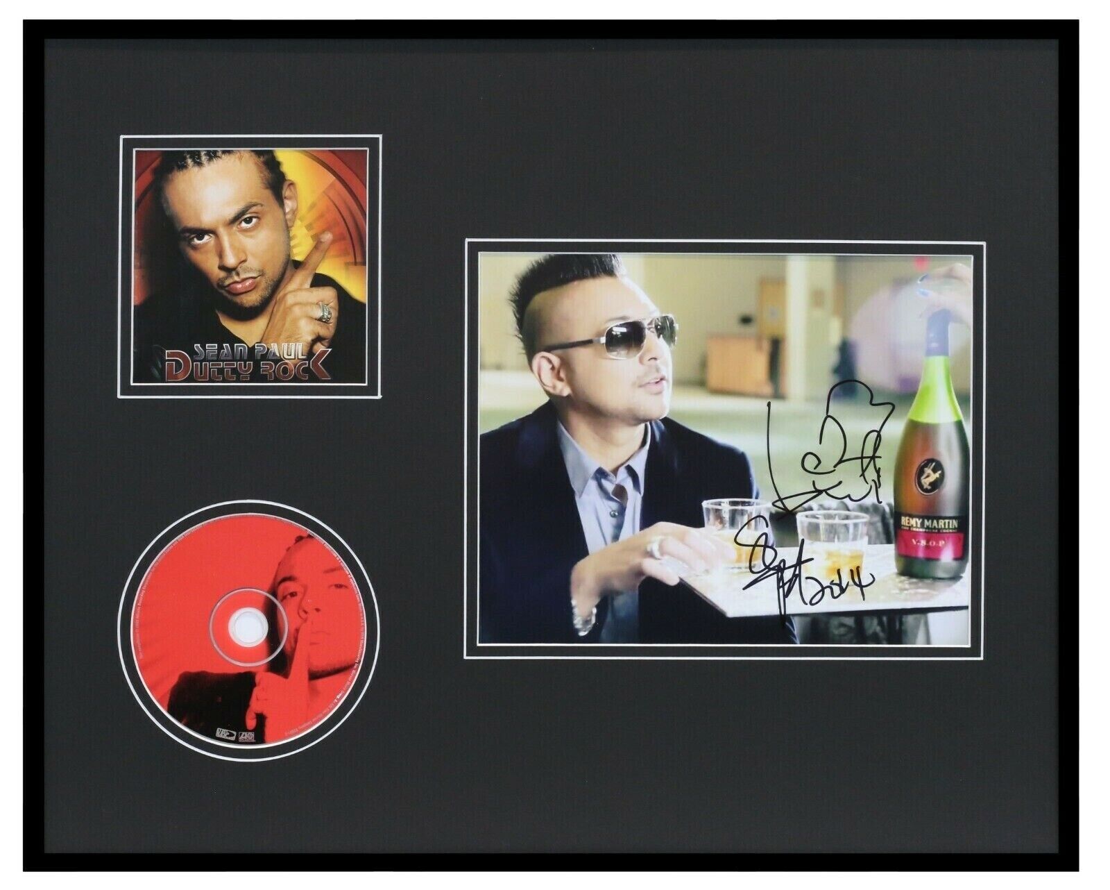 Sean Paul Signed Framed 16x20 Dutty Rock CD & Photo Display AW 