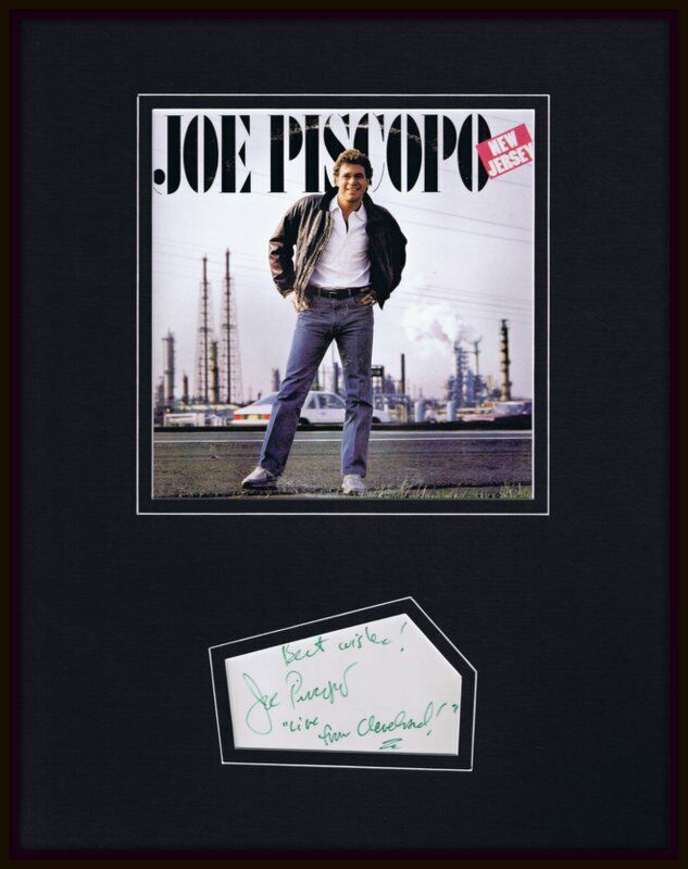 Joe Piscopo Signed Framed 11x14 Photo Display JSA Saturday Night Live SNL